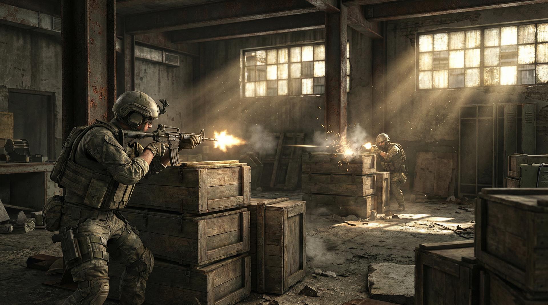 九一绝地求生室内近战视频教程